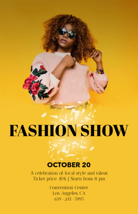 👗 Fashion Show Flyer