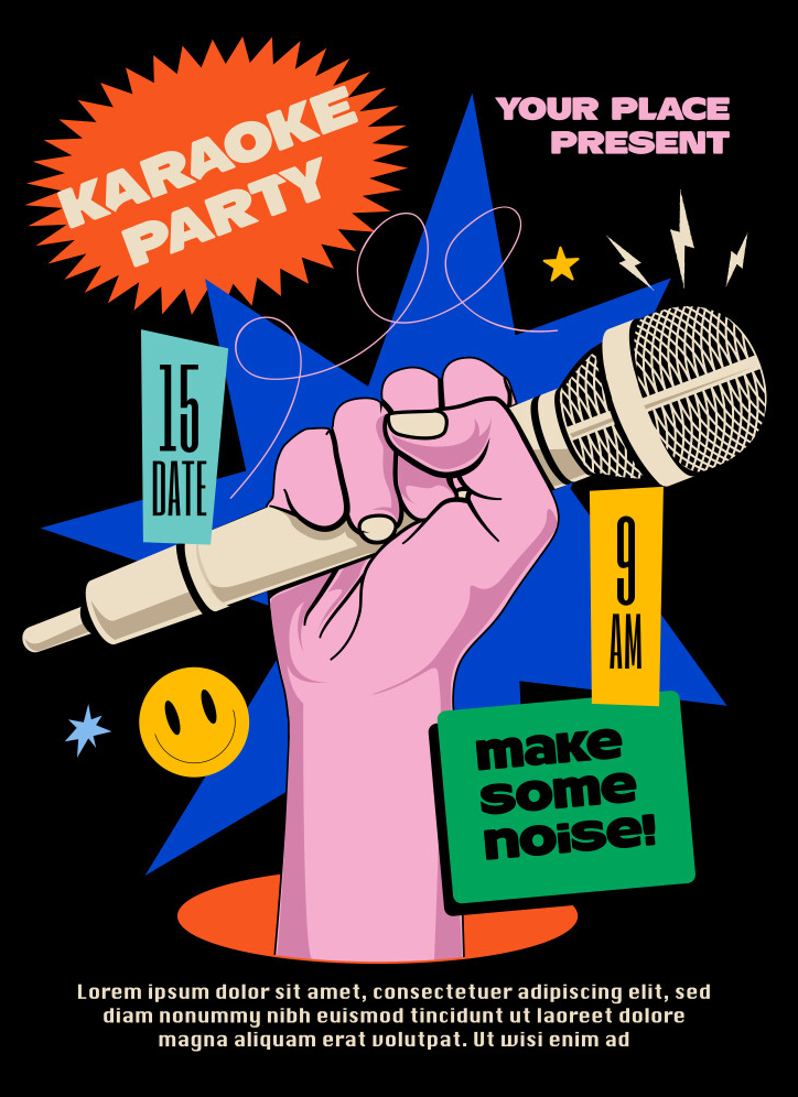 🎤 Karaoke Night Flyer