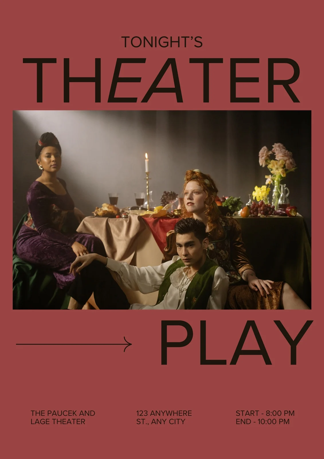 🎭 Theater Event Flyer